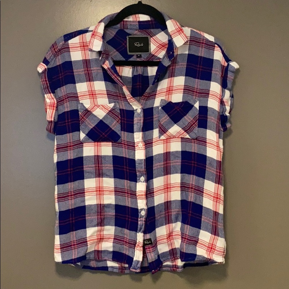 RAILS Britt Roll Sleeve Soft Flannel Shirt
